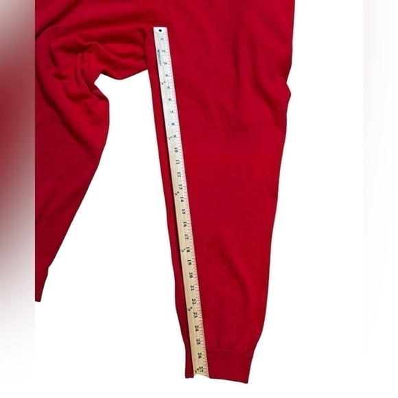 ICEBERG Red Logo Side Stripe Knitted Trousers Excellent Preowned Condition - Picture 4 of 8